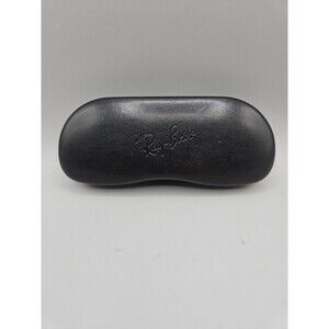 Ray-Ban Black Hard Side Aviator Clamshell Eyeglass Sunglass 6.5" CASE ONLY